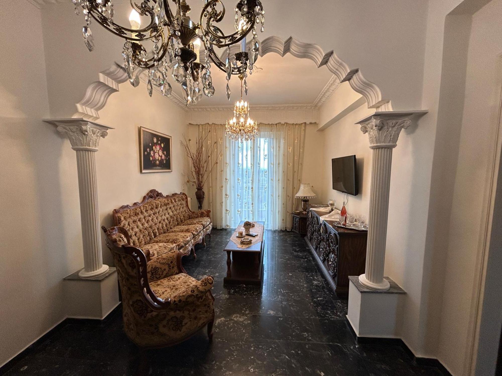 Διαμερισμα 77Τ.Μ Apartment Sparta Bagian luar foto